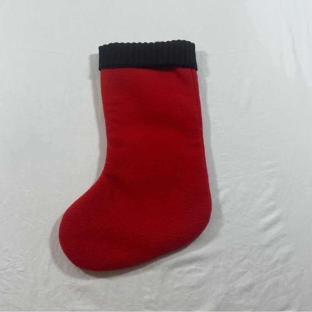 Dale Earnhardt Christmas Stocking NASCAR Red #8 plaid black white interior - Picture 5 of 8